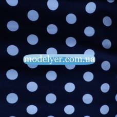 Ткань Французский трикотаж горох